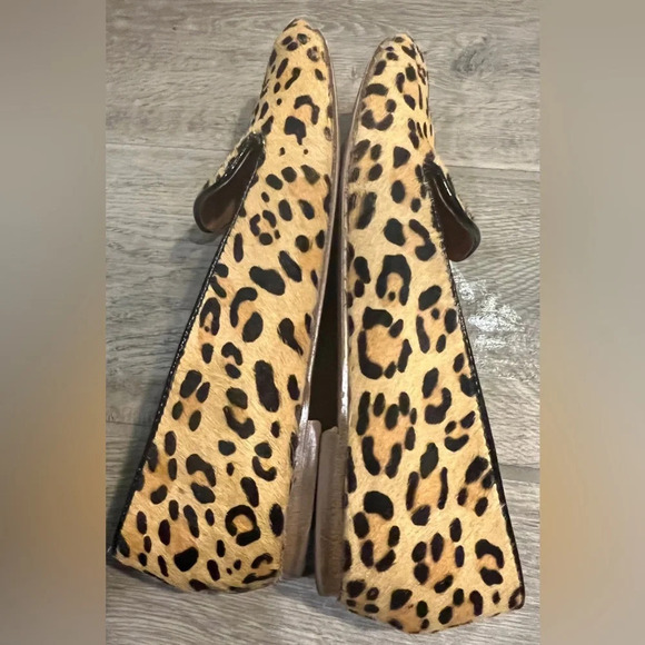 J Crew Leopard print suede flat slip on, size 7 - Picture 7 of 11